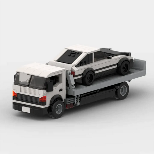 Flatbed Tow Truck + Toyota AE86